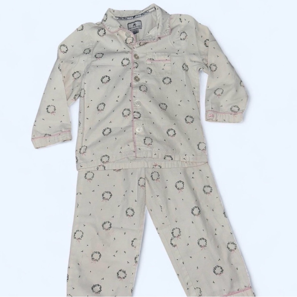 Girls Somerset Wreath Pajama Set - Picture 3 of 8